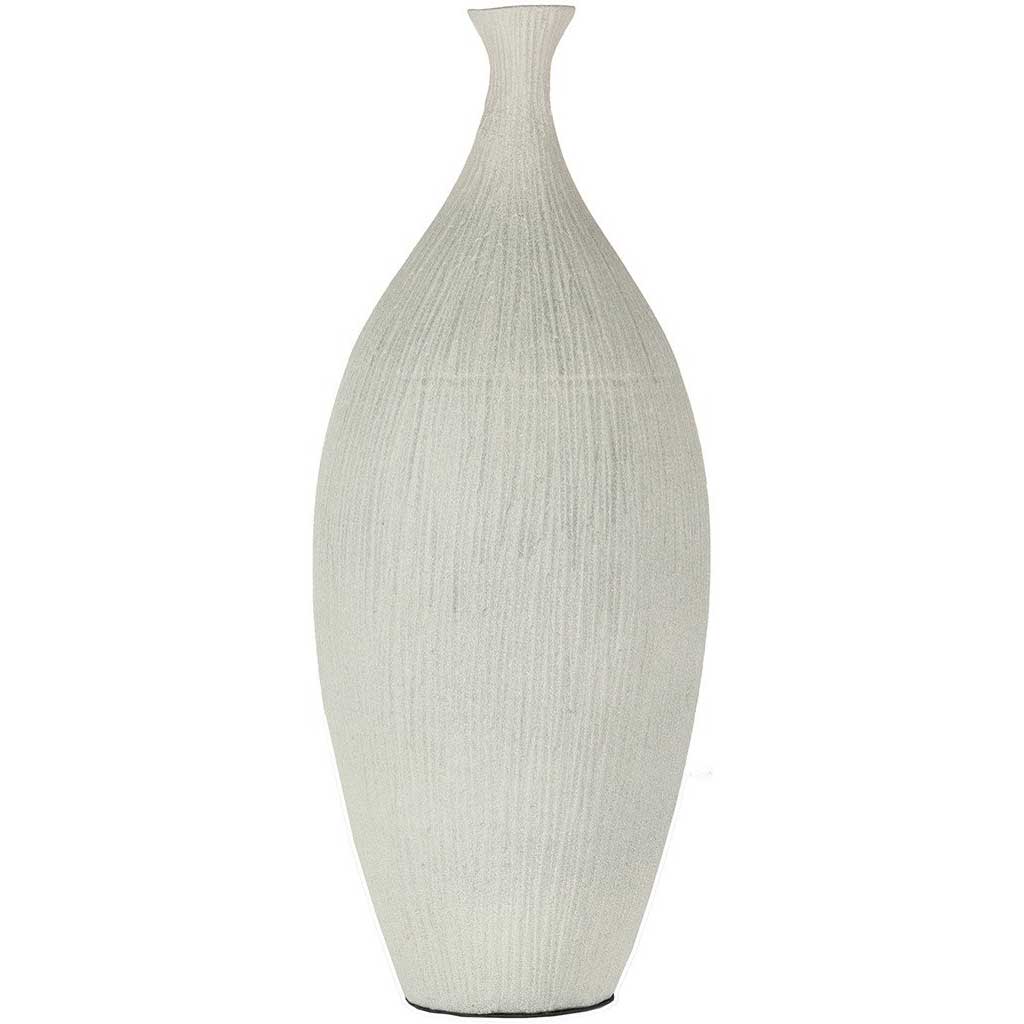 Natural Ceramic Floor Vase Taupe Large