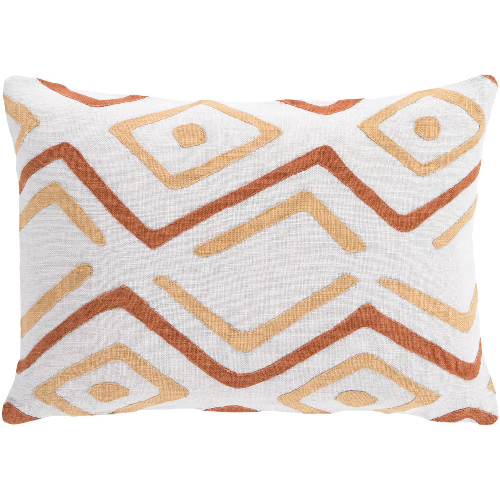 Nairobi Beige/Rust/Ivory Pillow