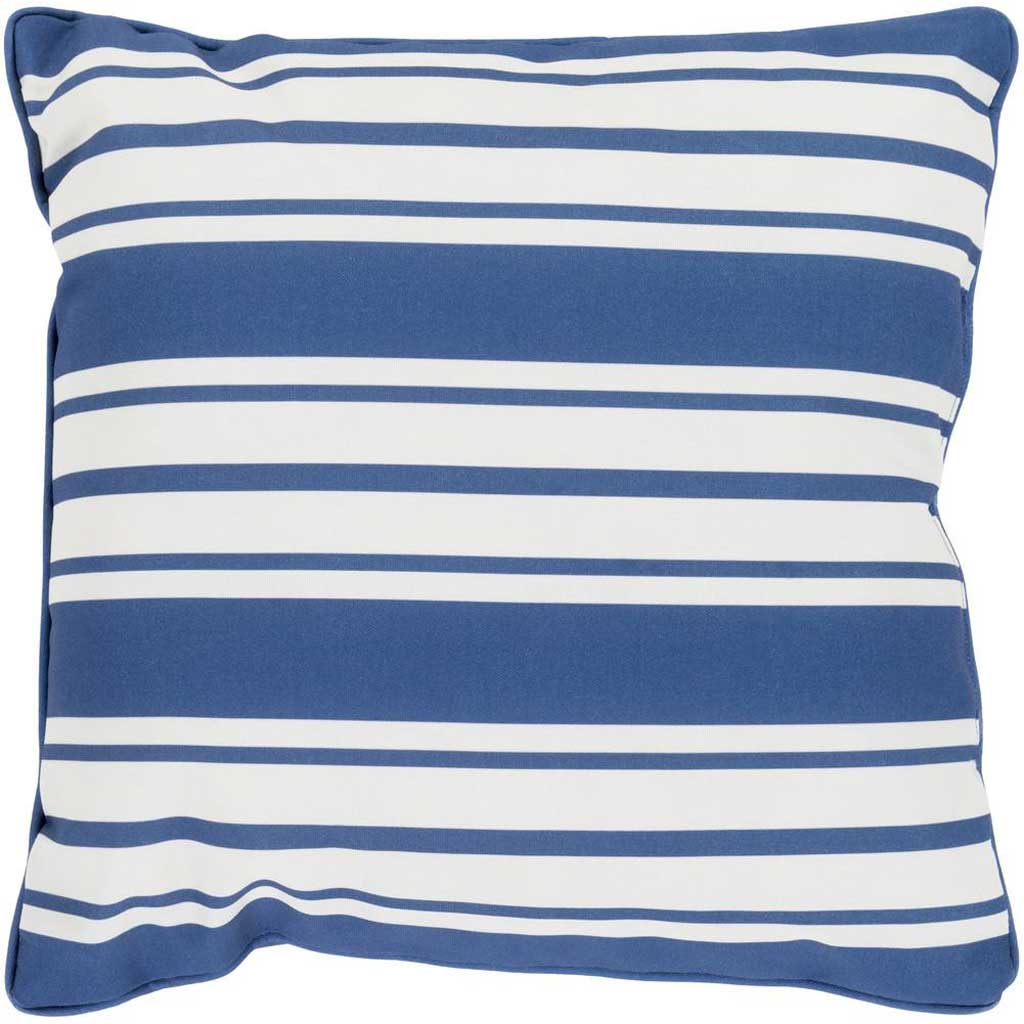 Nautical Stripe Cobalt/Ivory Pillow