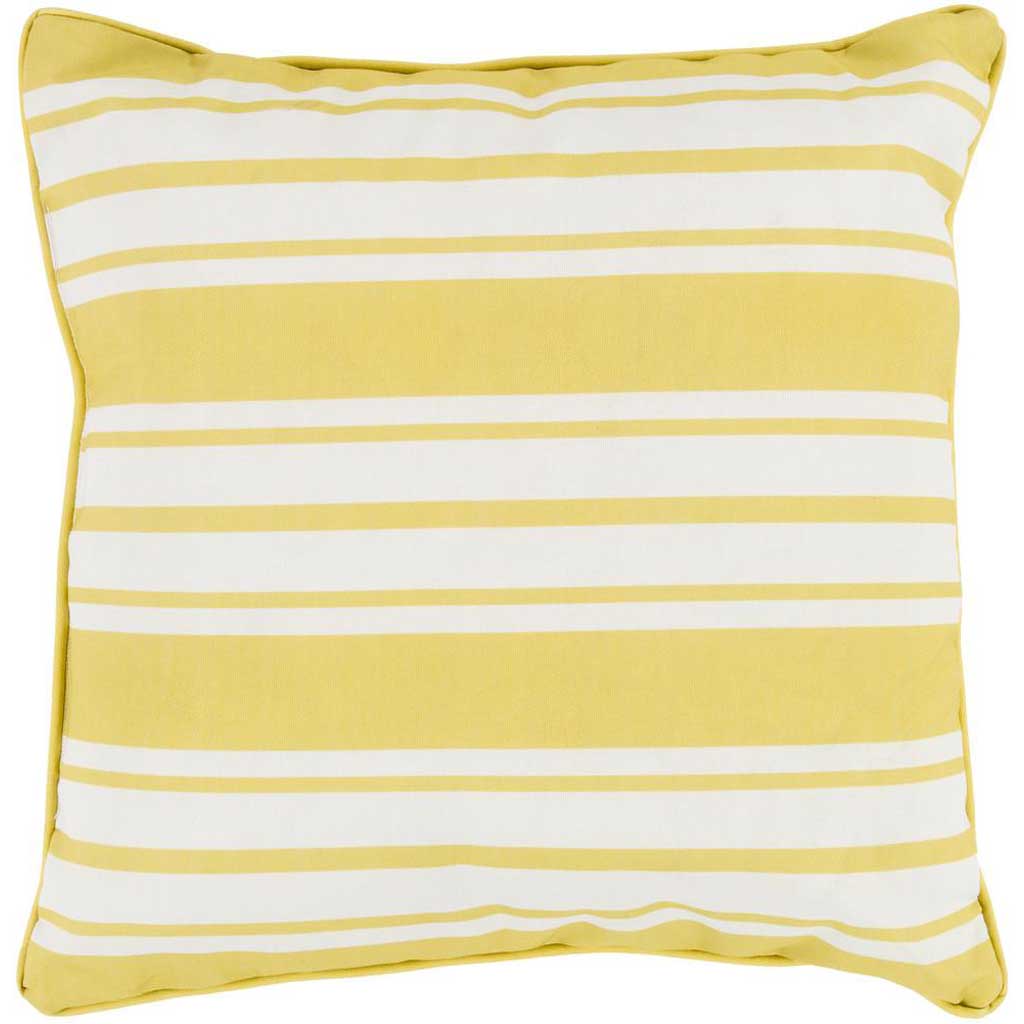 Nautical Stripe Gold/Ivory Pillow