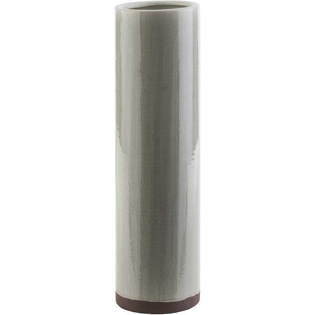 Nazario Ceramic Table Vase Light Gray