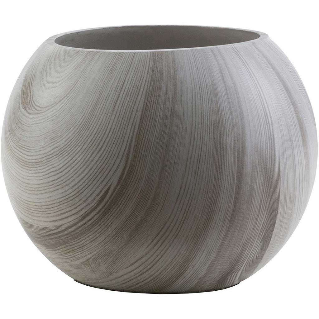 Ortega Glass Table Vase Light Gray Small
