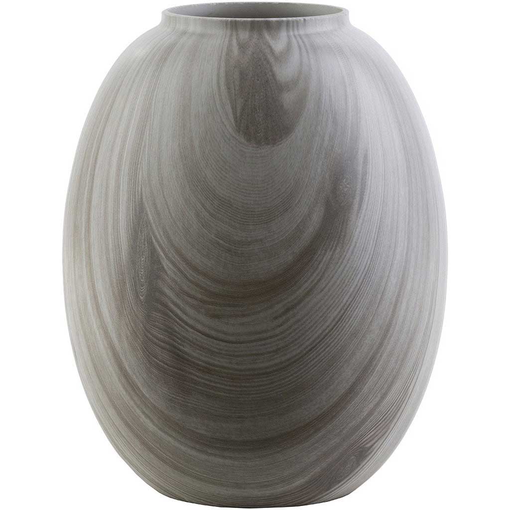 Ortega Glass Table Vase Light Gray Medium