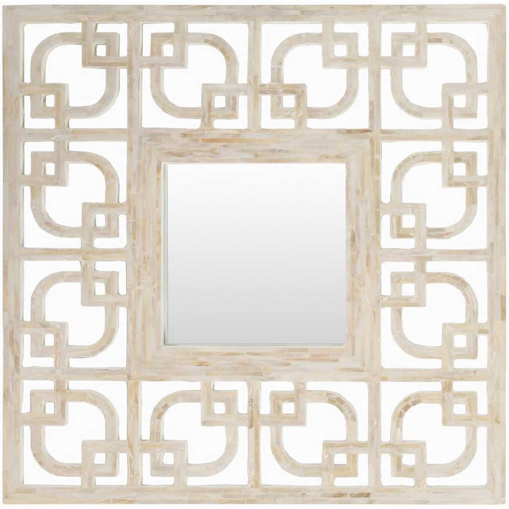 Overton Ivory 23x23 Wall Mirror