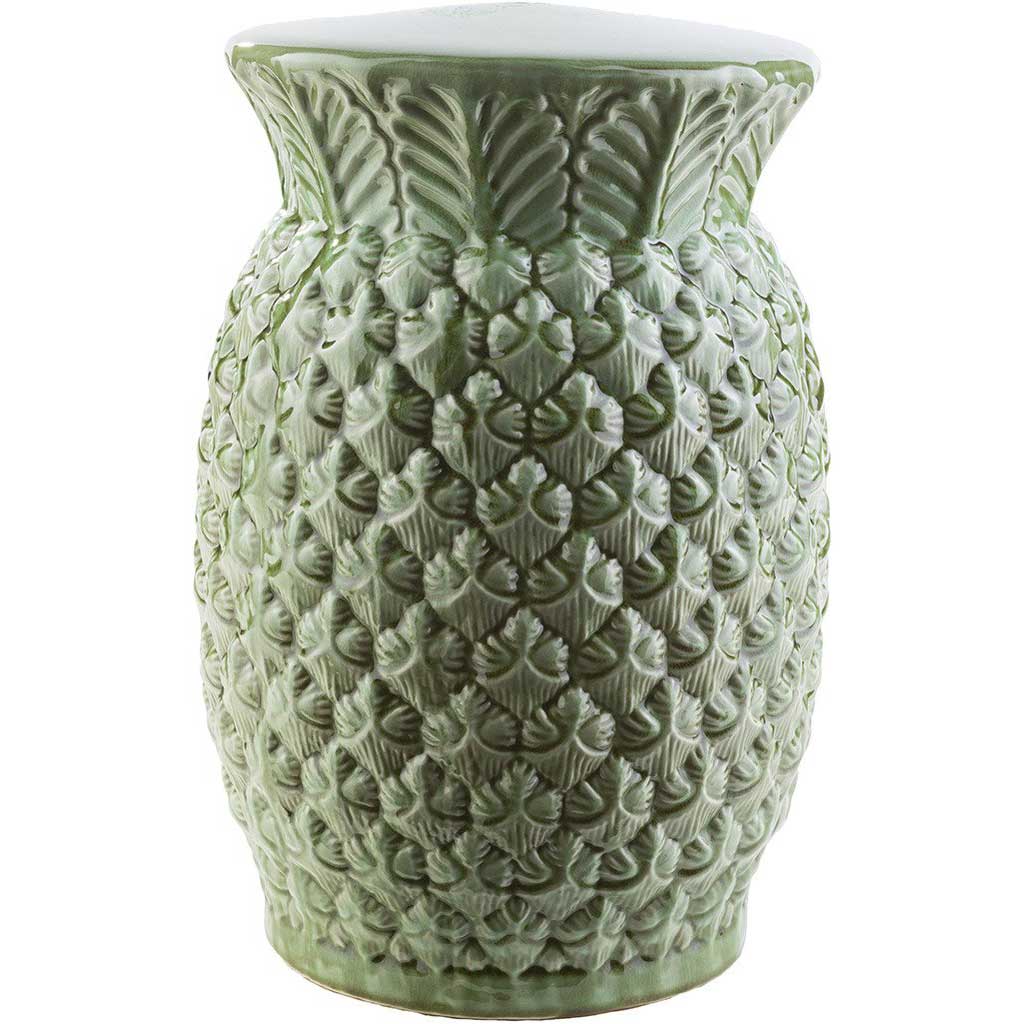 Palm Ceramic Stool Sea Foam Medium