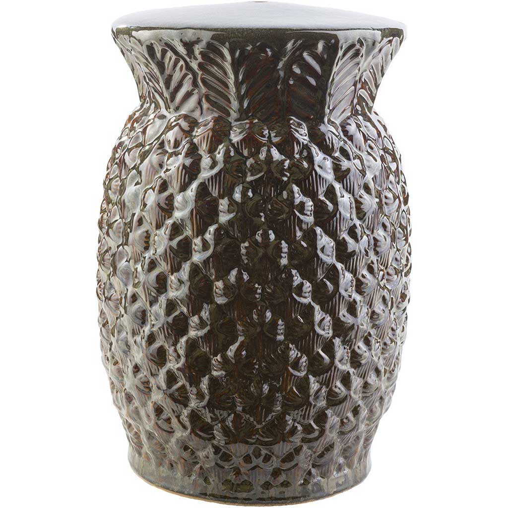 Palm Ceramic Stool Olive Medium