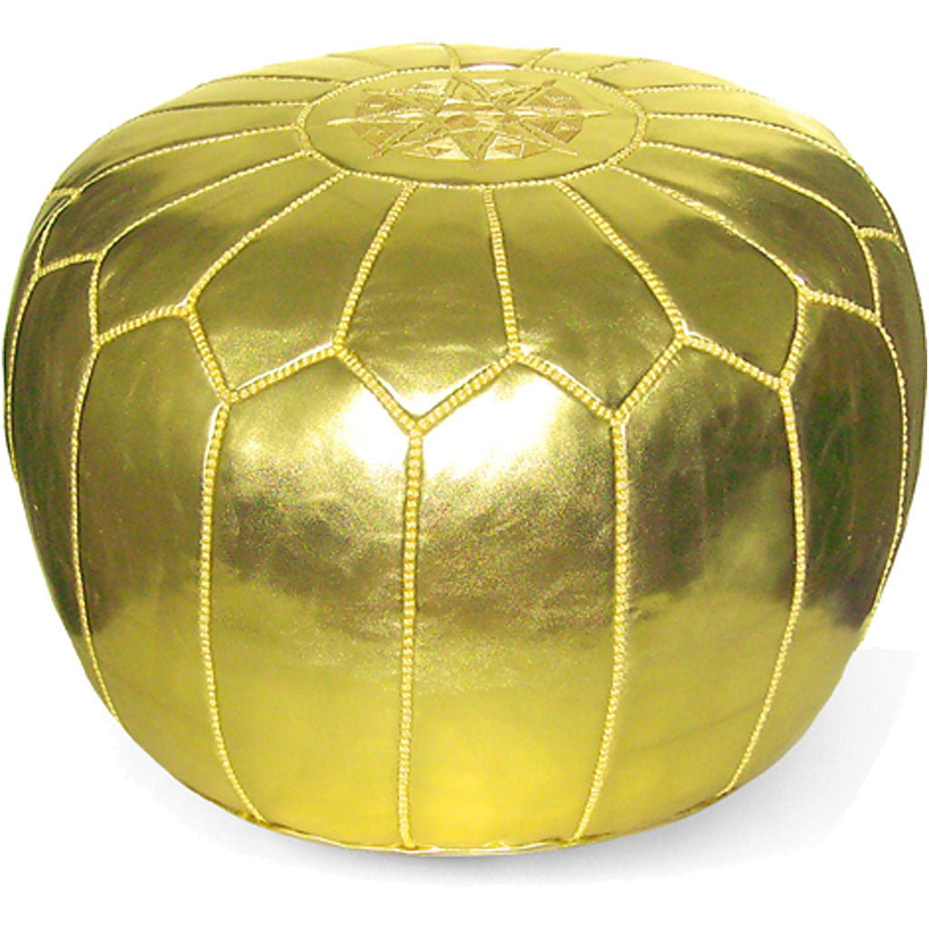 Moroccan Pouf Gold