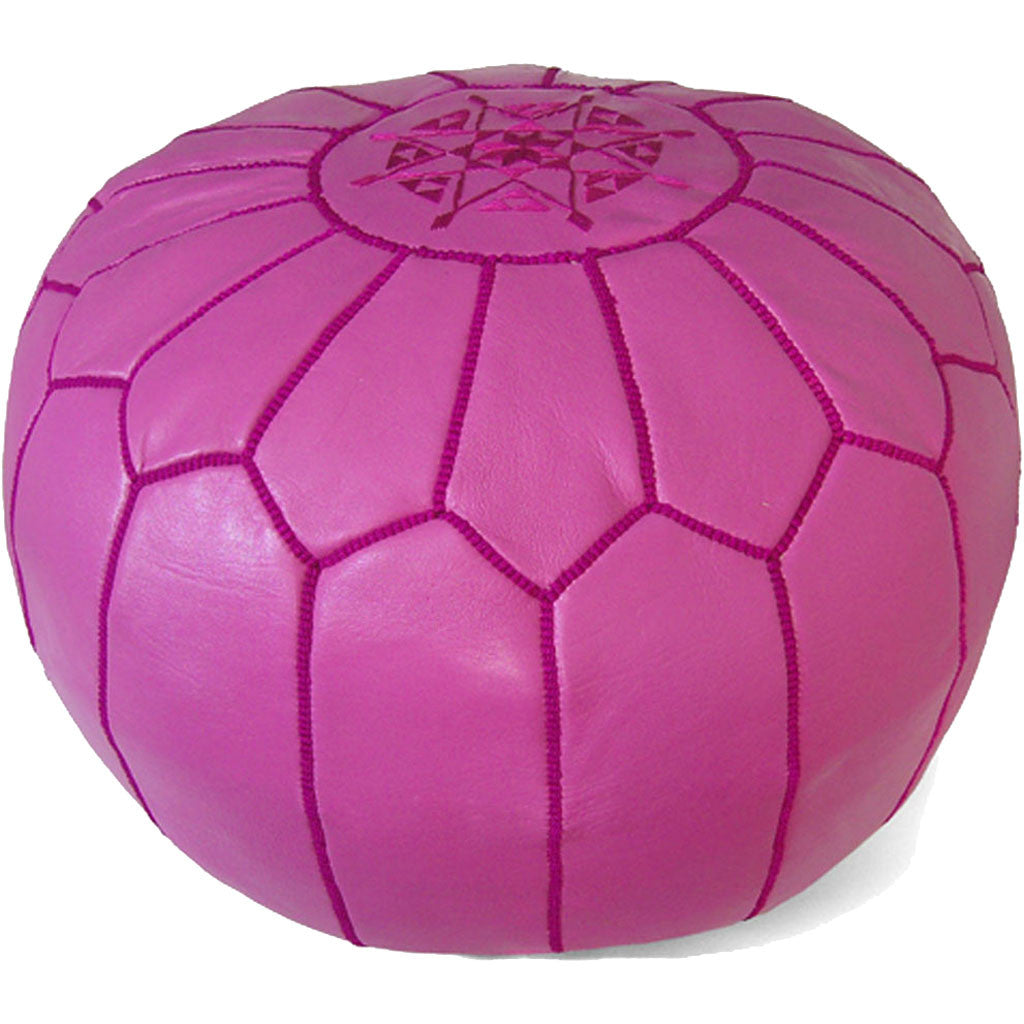 Moroccan Pouf Fuschia