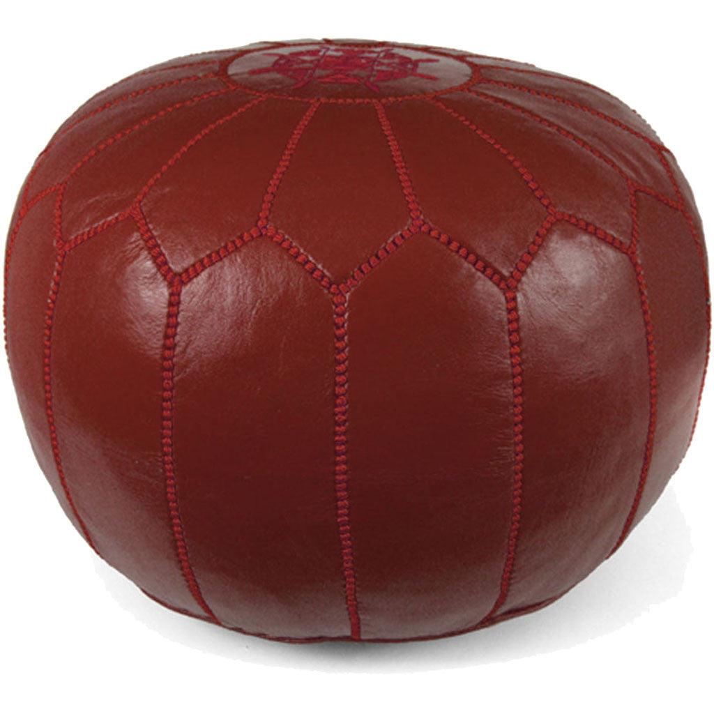 Moroccan Pouf Garnet