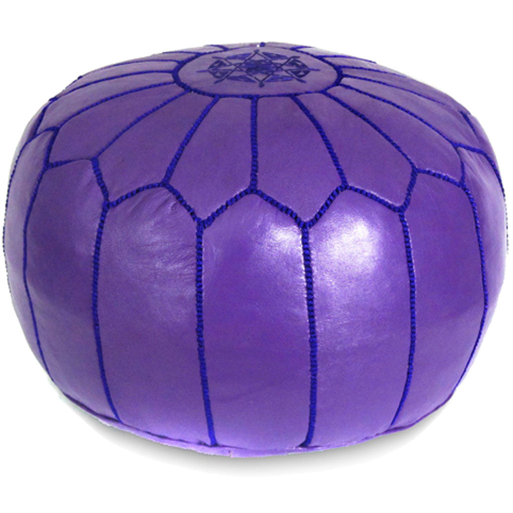 Moroccan Pouf Purple