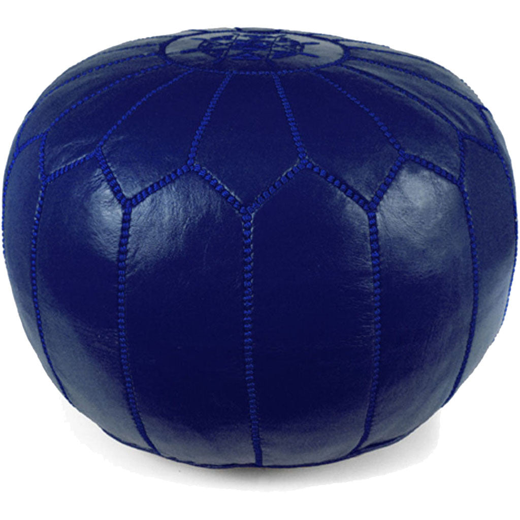 Moroccan Pouf Navy Blue