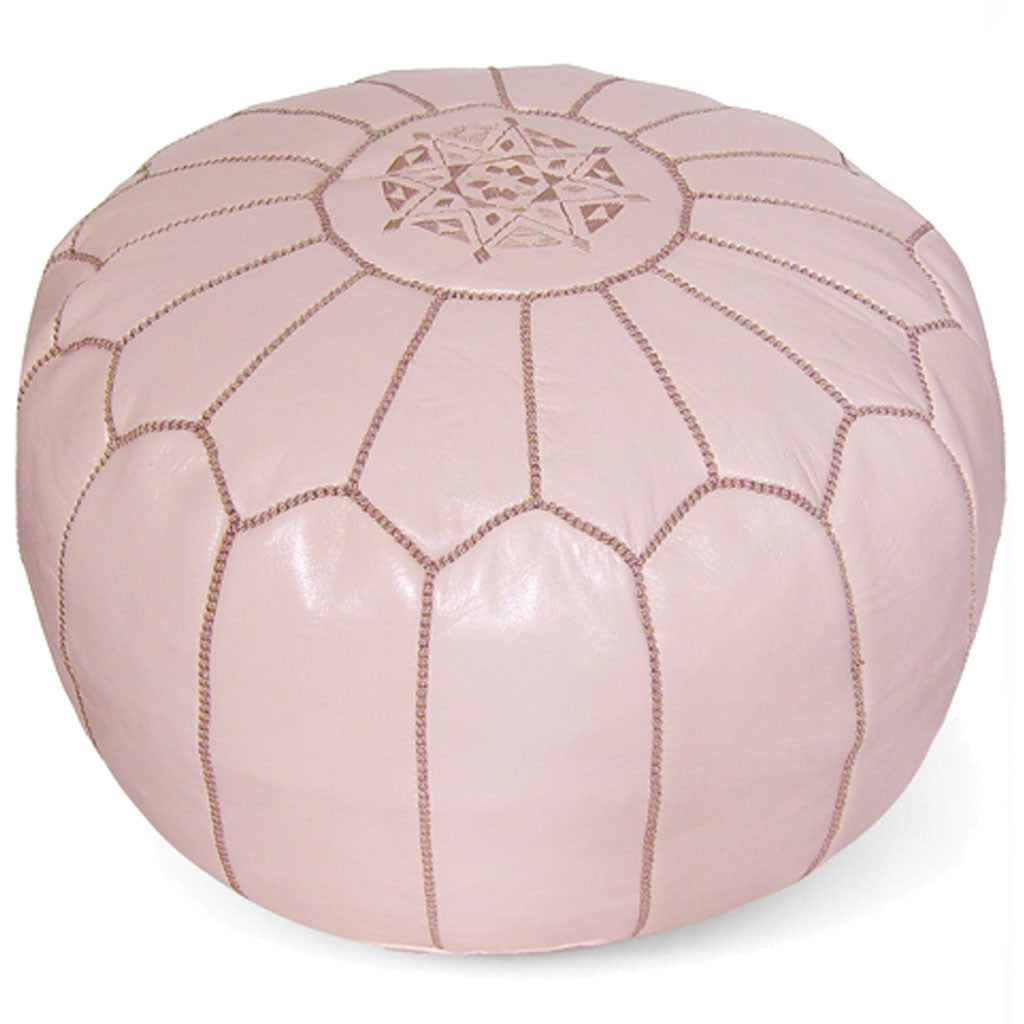 Moroccan Pouf Papaya
