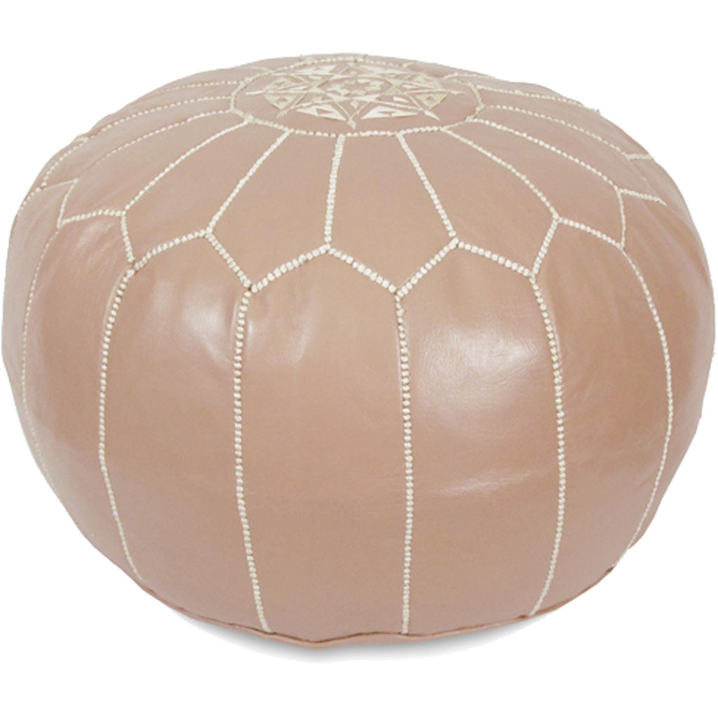 Moroccan Pouf Light Brown