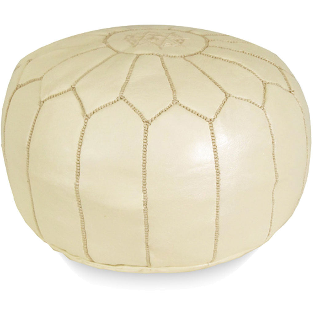 Moroccan Pouf Cream