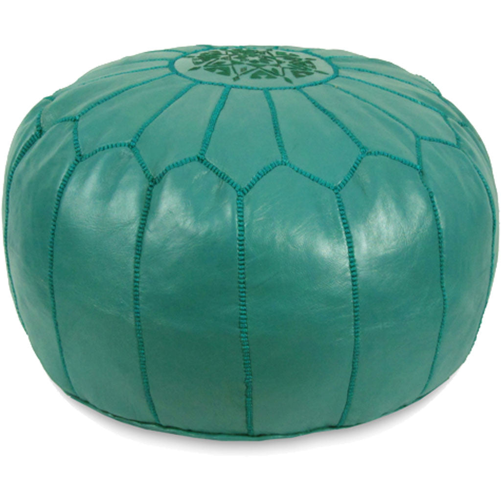 Moroccan Pouf Teal