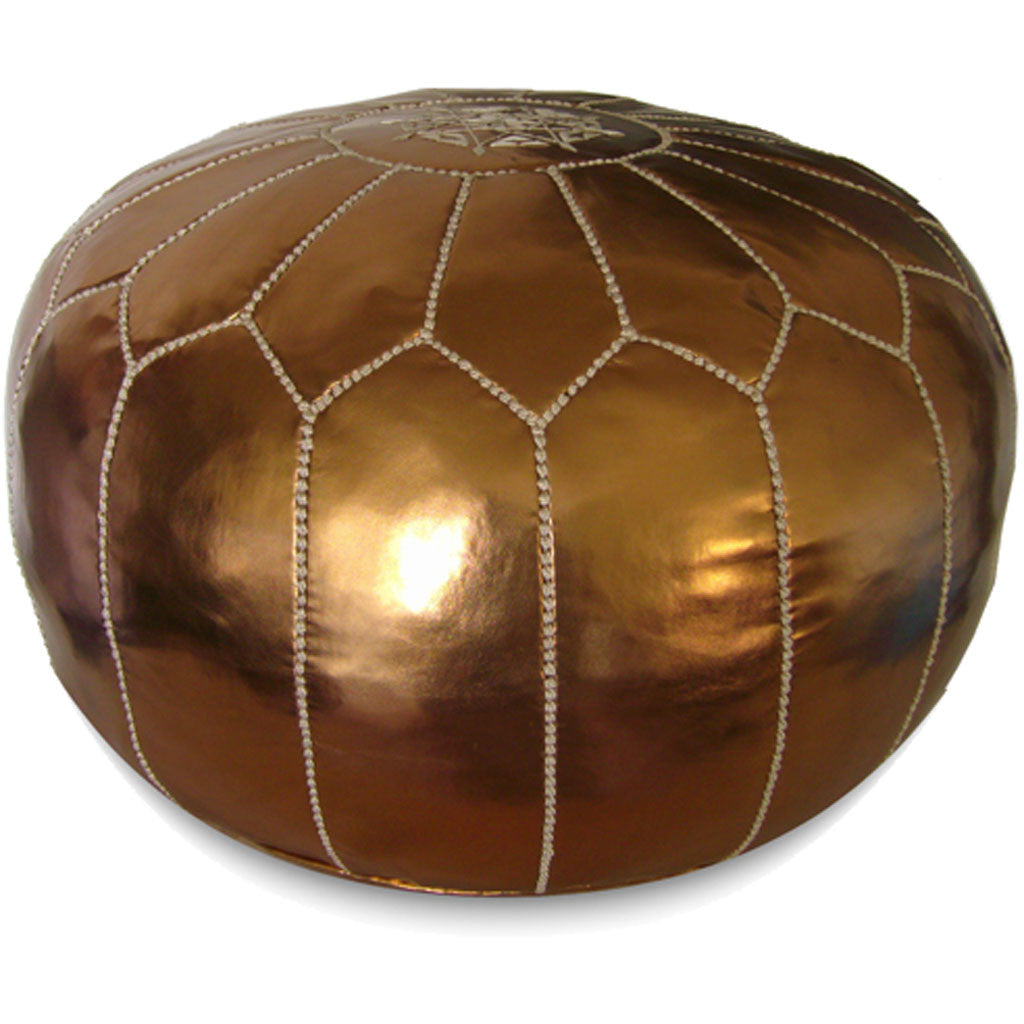 Moroccan Pouf Bronze