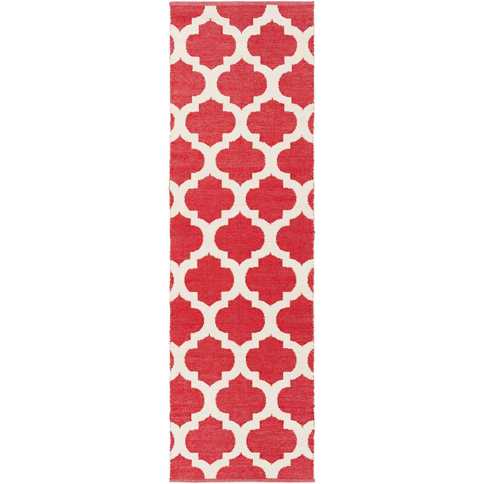 Picnic Cherry/Ivory Runner Rug
