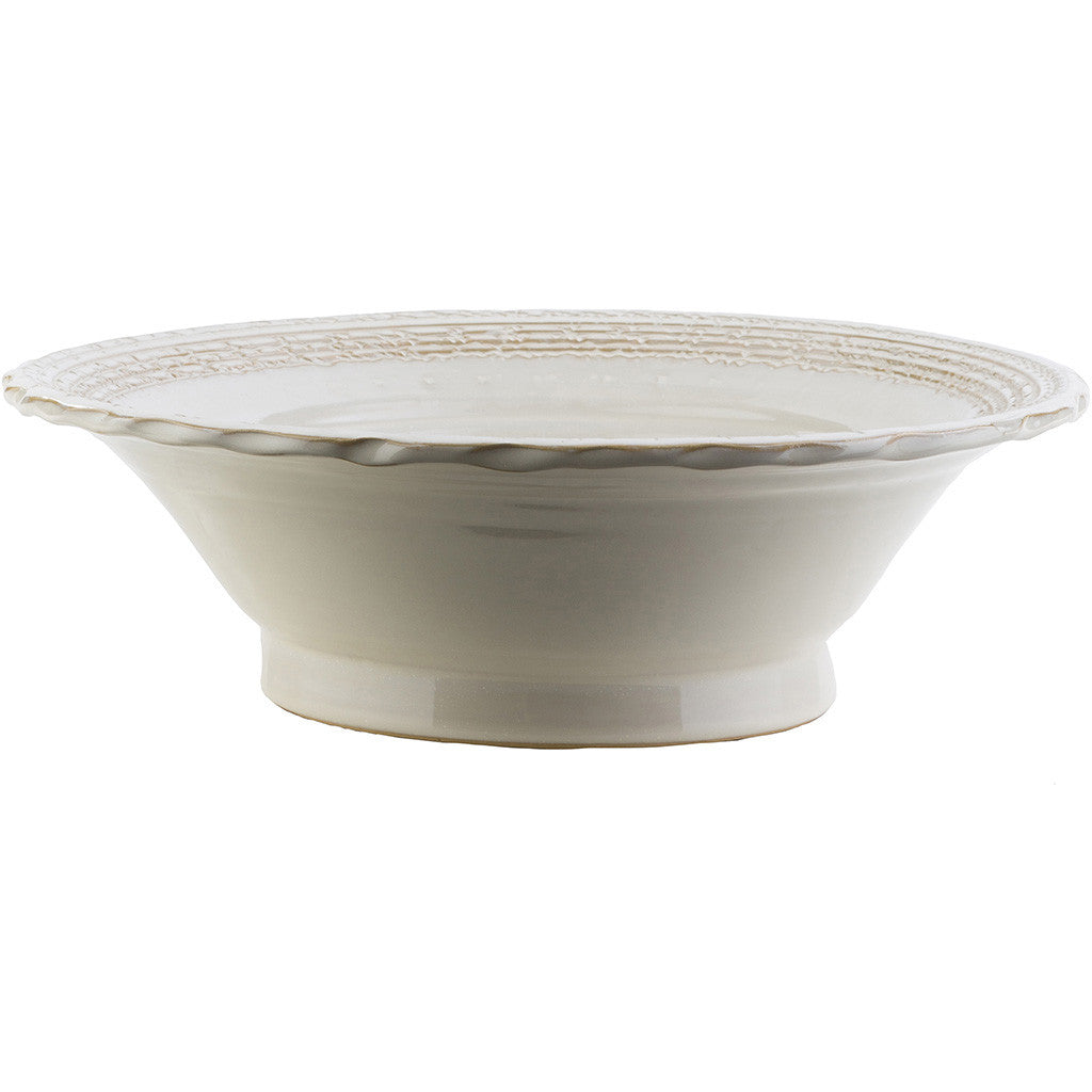 Piccoli Ceramic Bowl Beige Medium