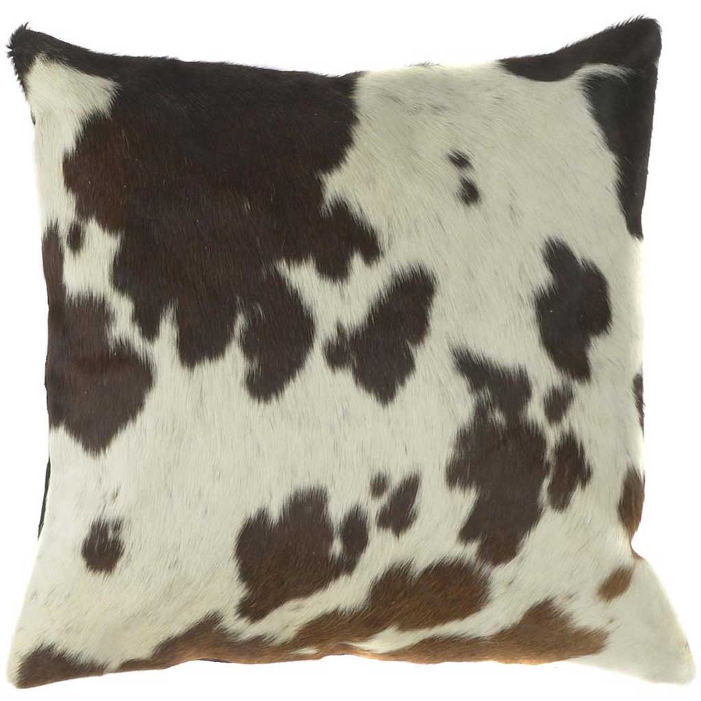 Charming Cow Hide Black/Ivory Pillow