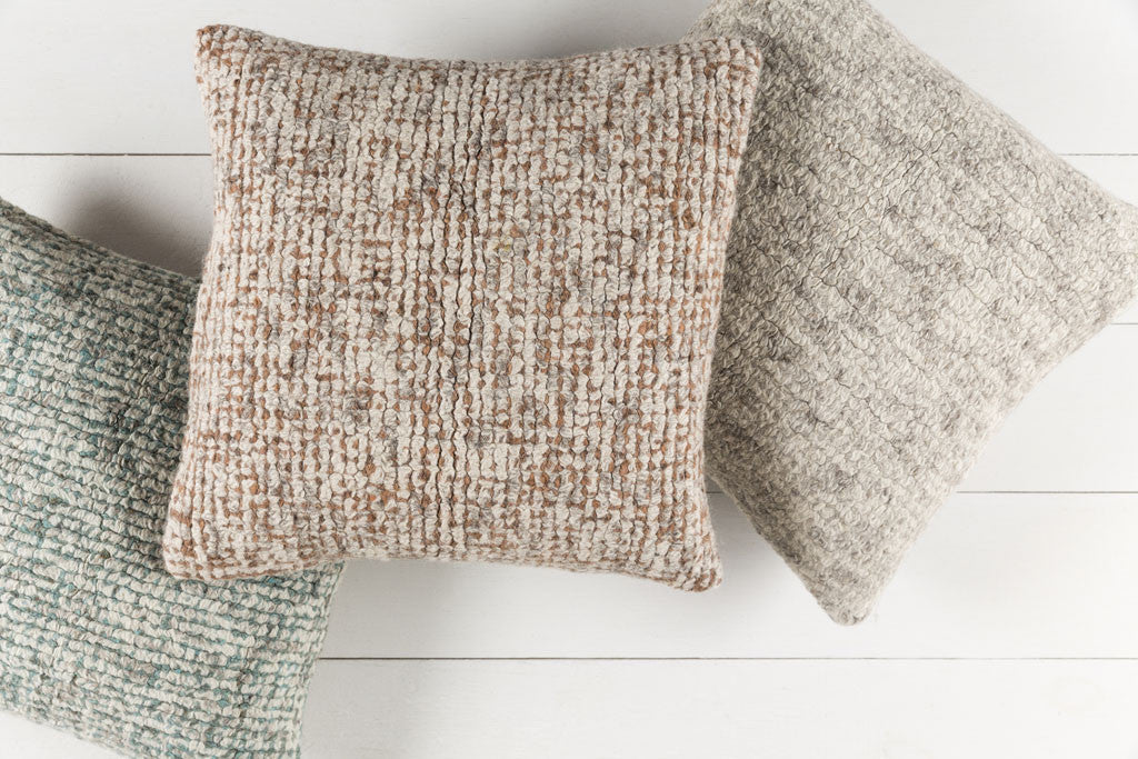 Primal Cream/Medium Gray/Taupe Pillow