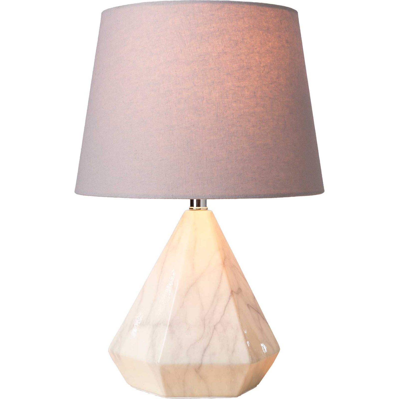 Presley Table Lamp Light Gray/White