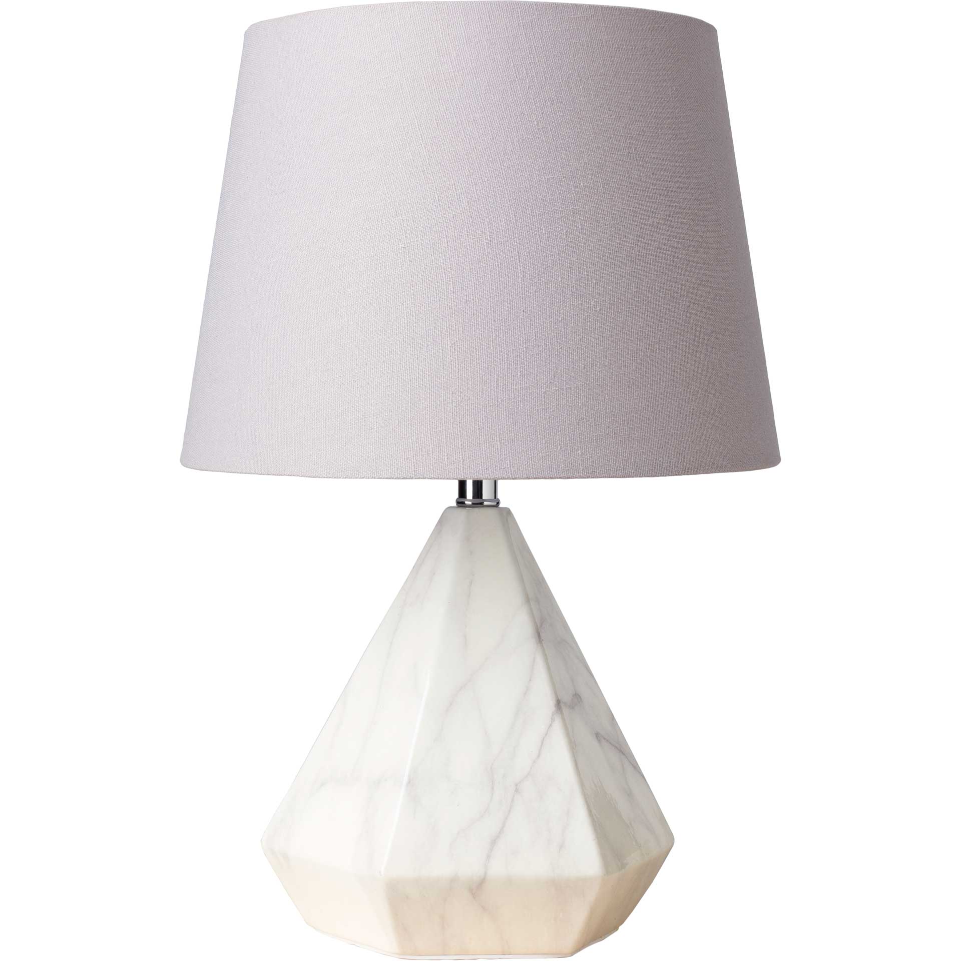 Presley Table Lamp Light Gray/White