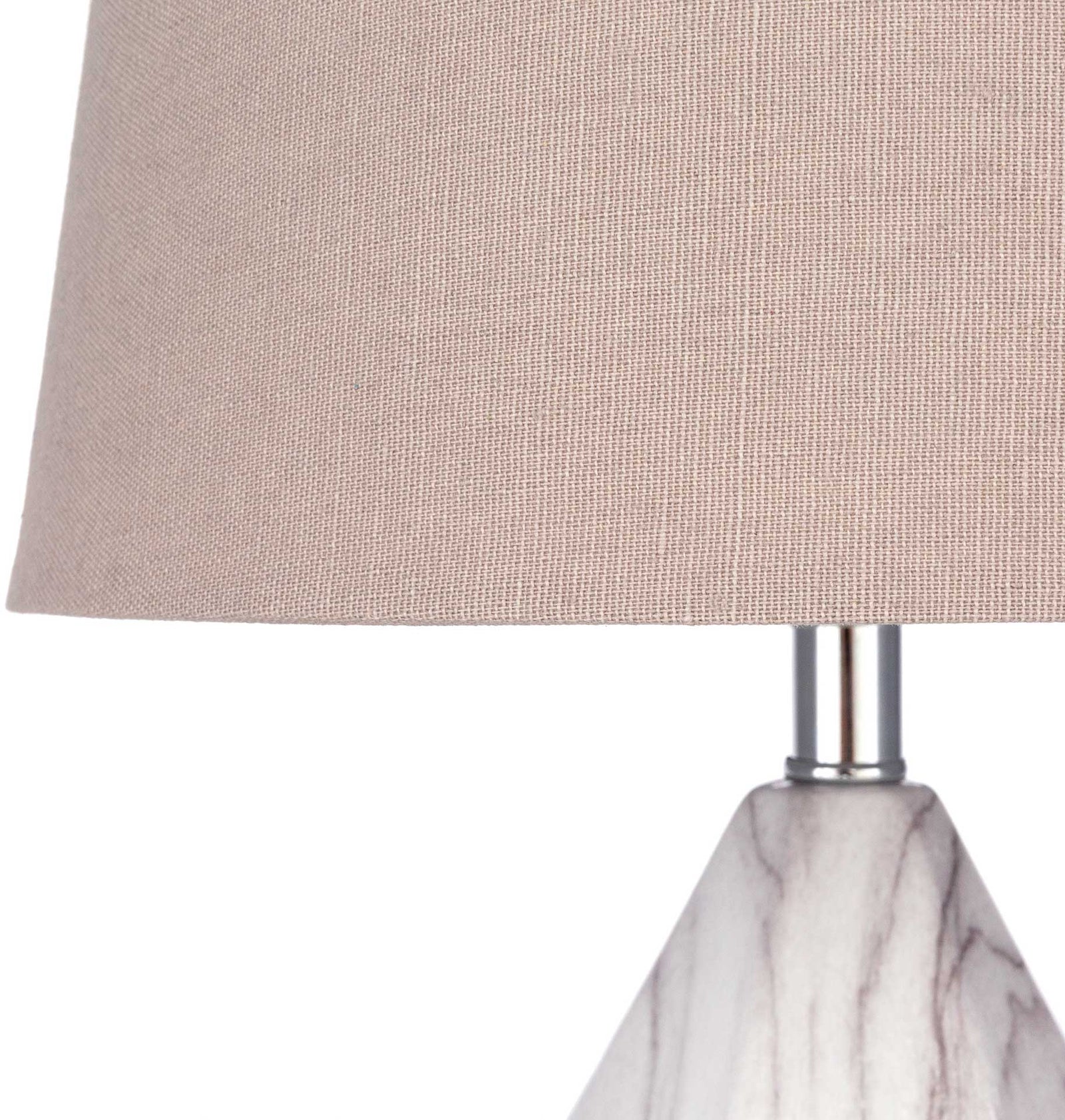 Presley Table Lamp Light Gray/White
