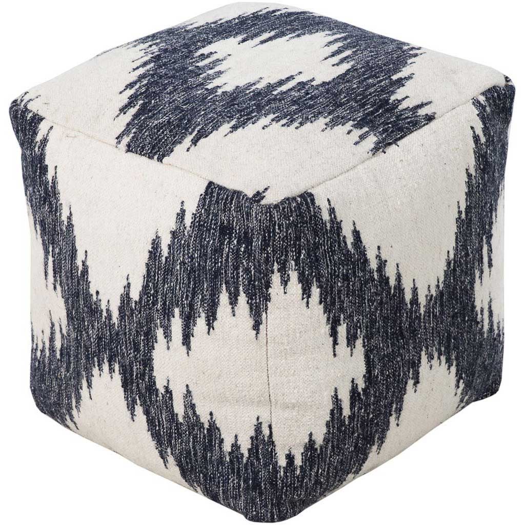 Standard Khaki/Navy Pouf