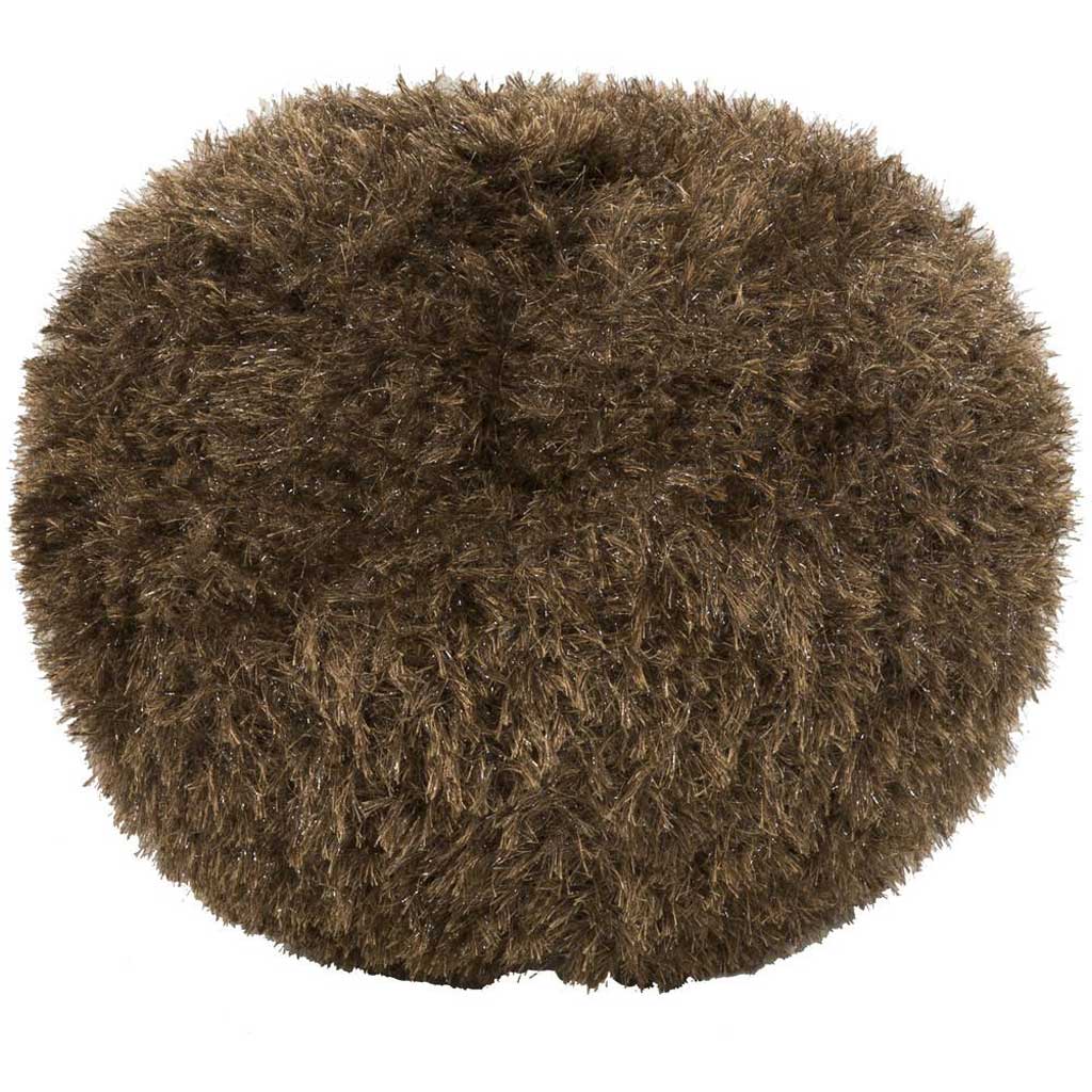 Standard Brown Sphere Pouf