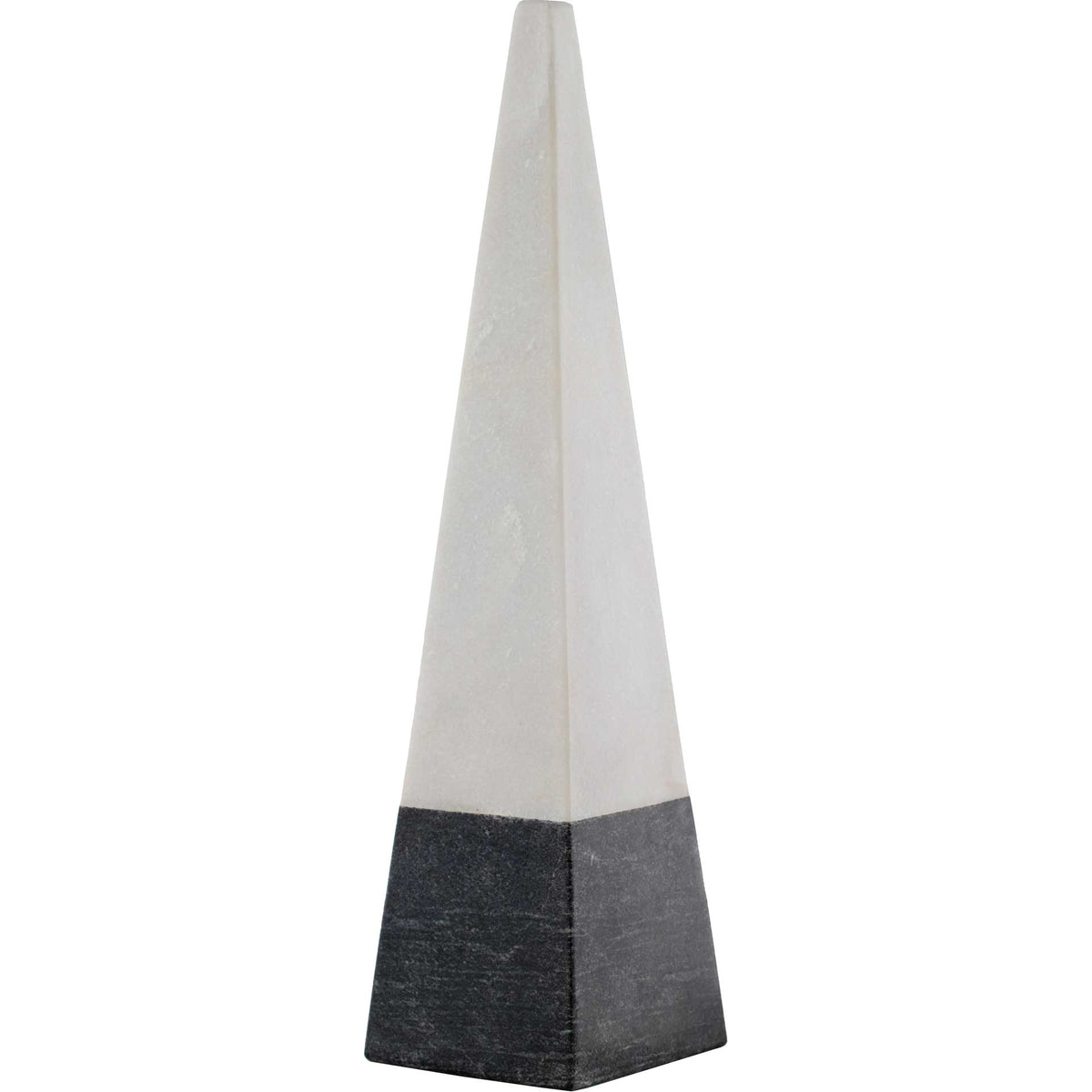 Pyramidal Decorative Accent White/Black