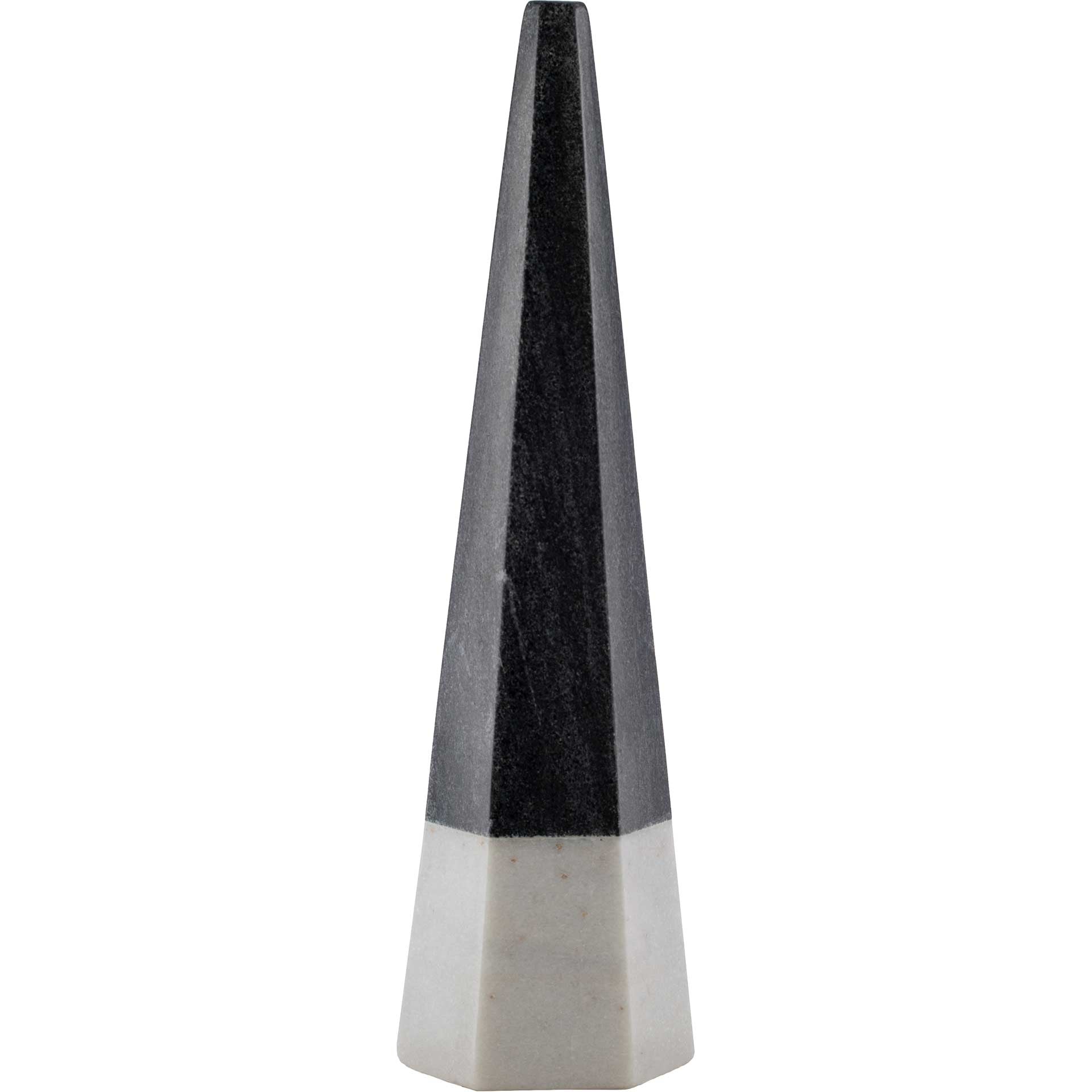 Pyramidal Decorative Accent Black/White