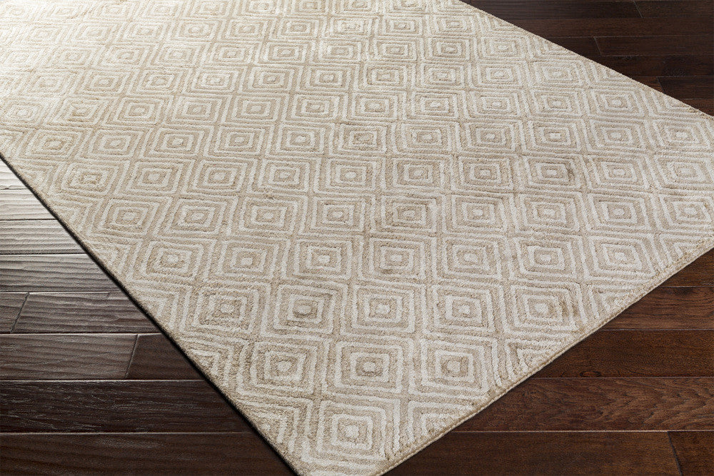 Quartz Ivory/Mocha Area Rug