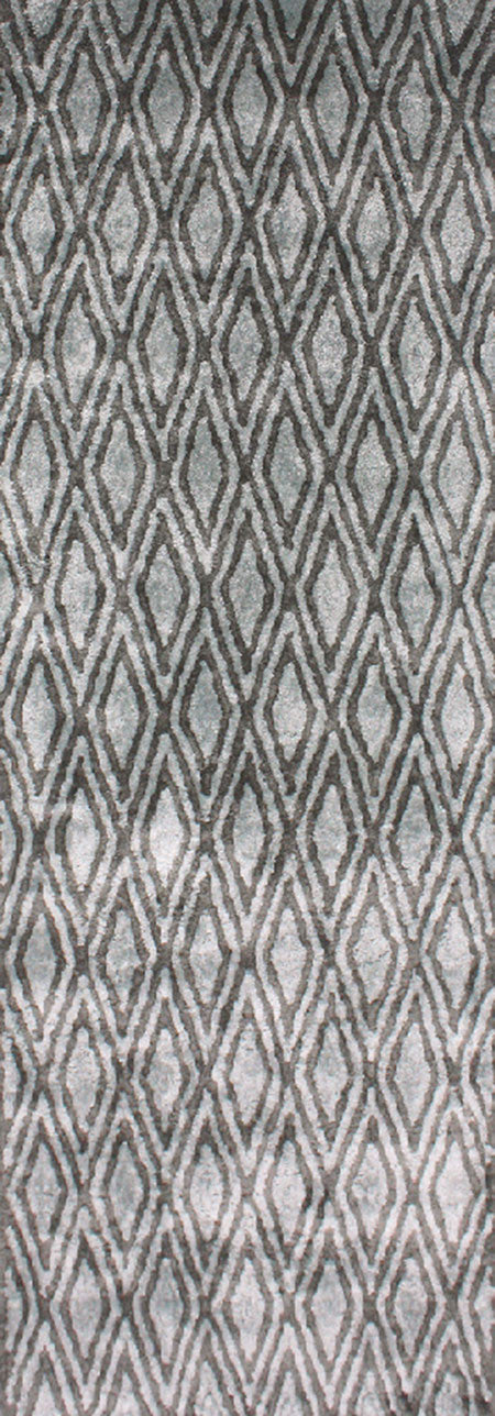 Quartz Charcoal/Sky Runner Rug