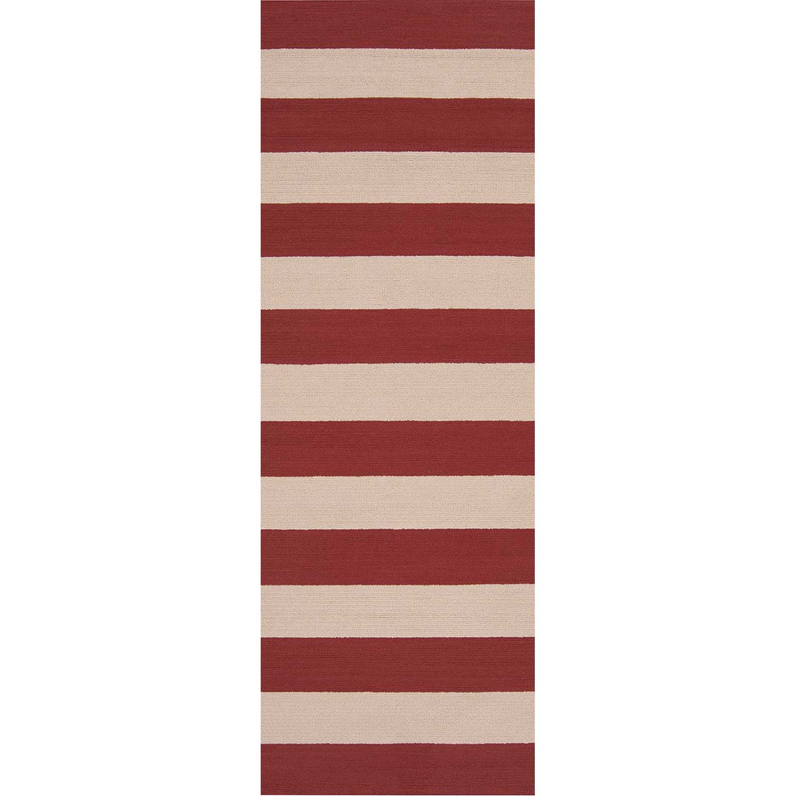 Rain Burgundy/Beige Runner Rug