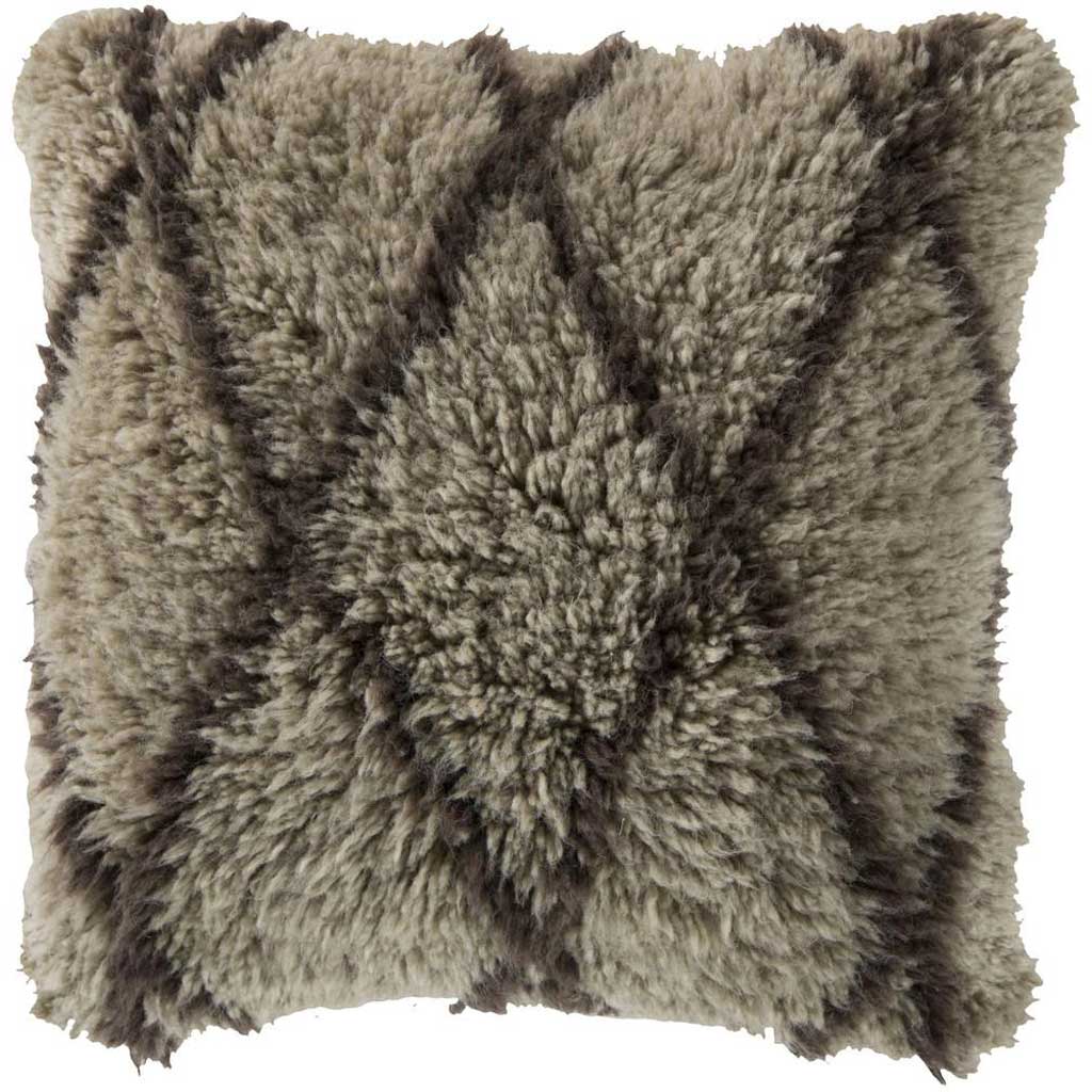 Divine Diamond Taupe/Charcoal Pillow