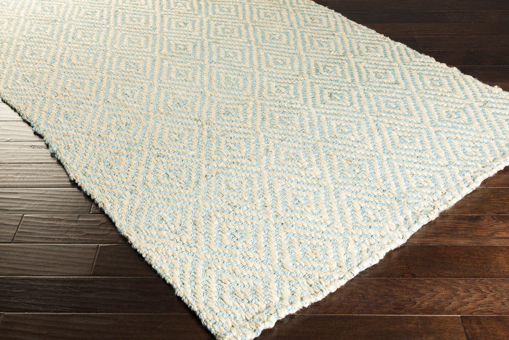 Reeds Diamond Ivory/Slate Area Rug