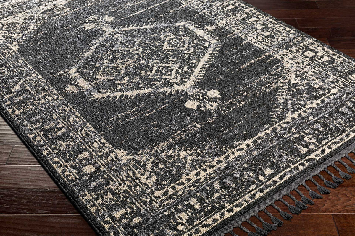 Restoration Charcoal/Cream Area Rug