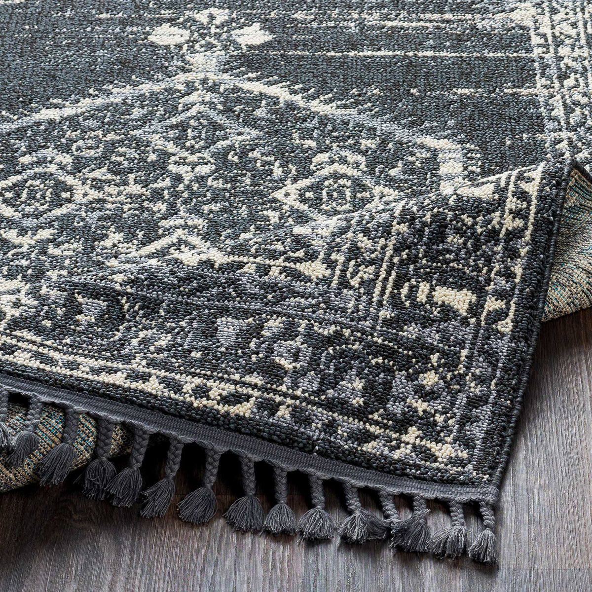 Restoration Charcoal/Cream Area Rug