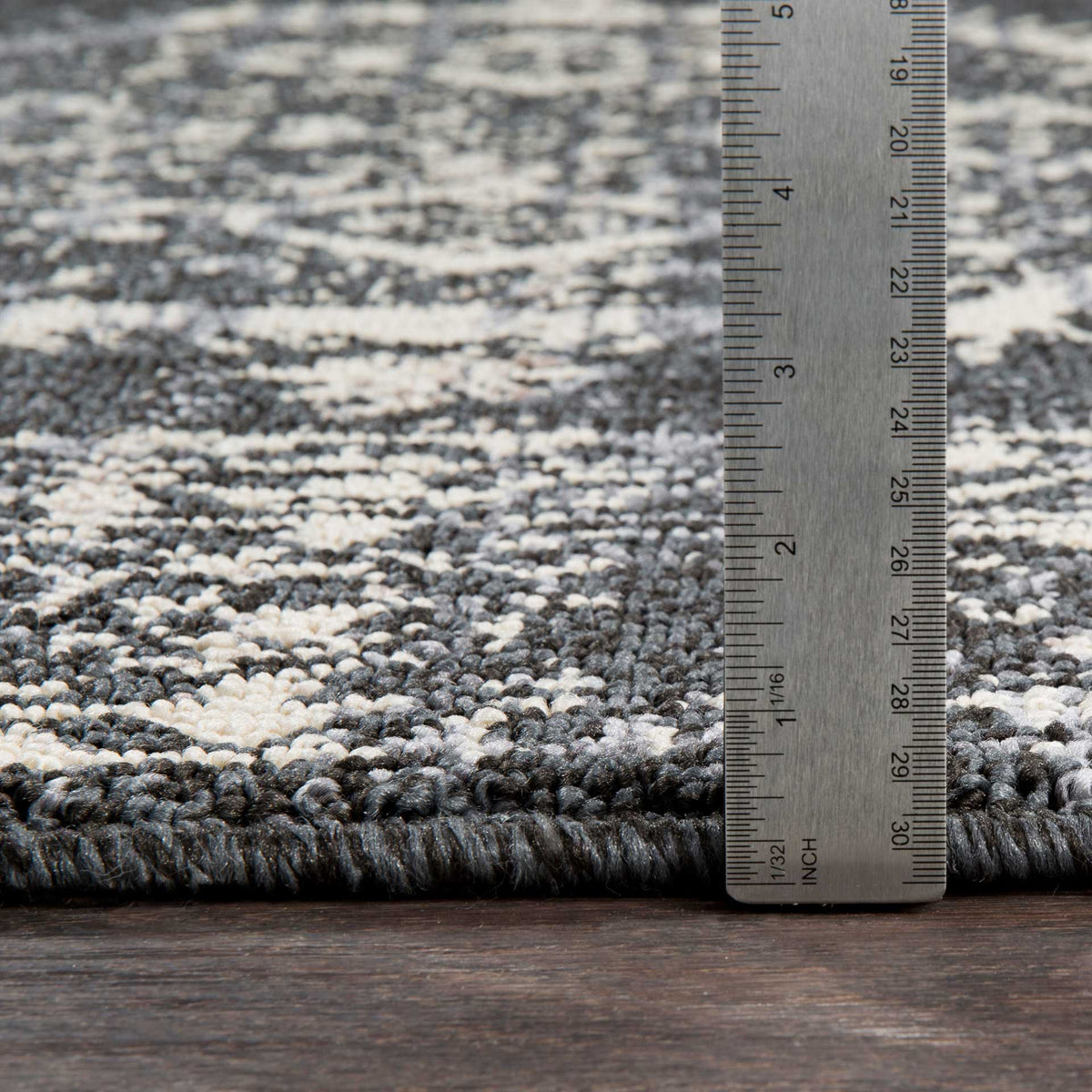 Restoration Charcoal/Cream Runner Rug