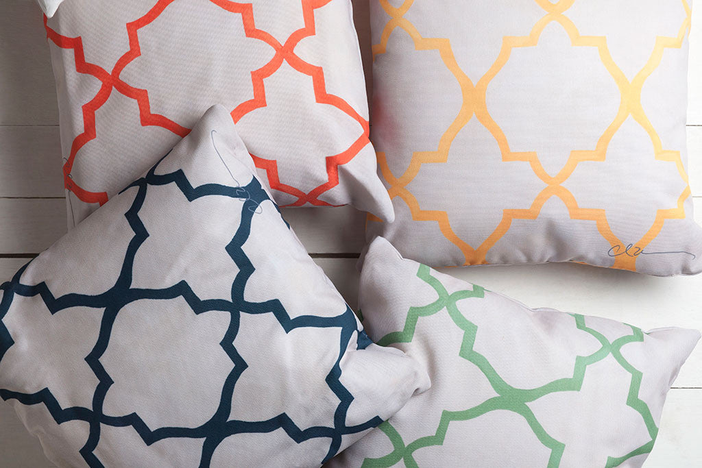 Striking Star Navy/Beige Pillow