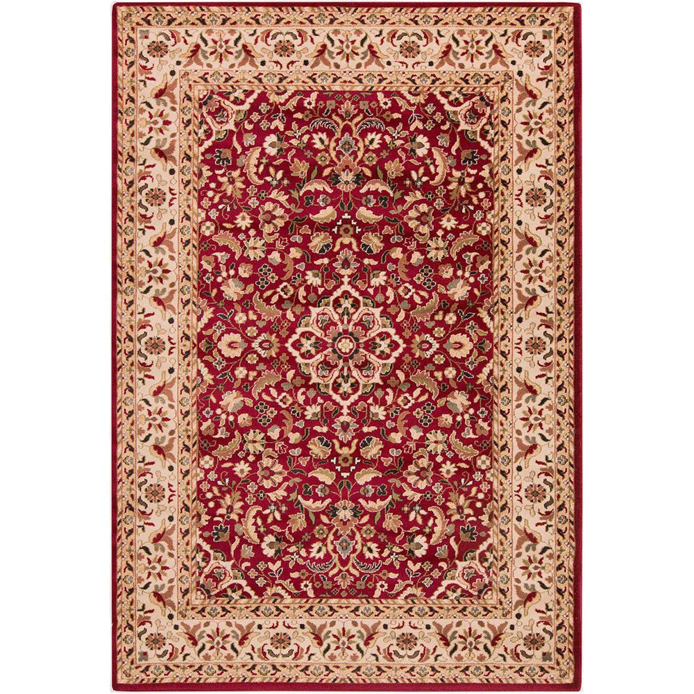 Riley Burgundy/Butter Area Rug - Froy.com