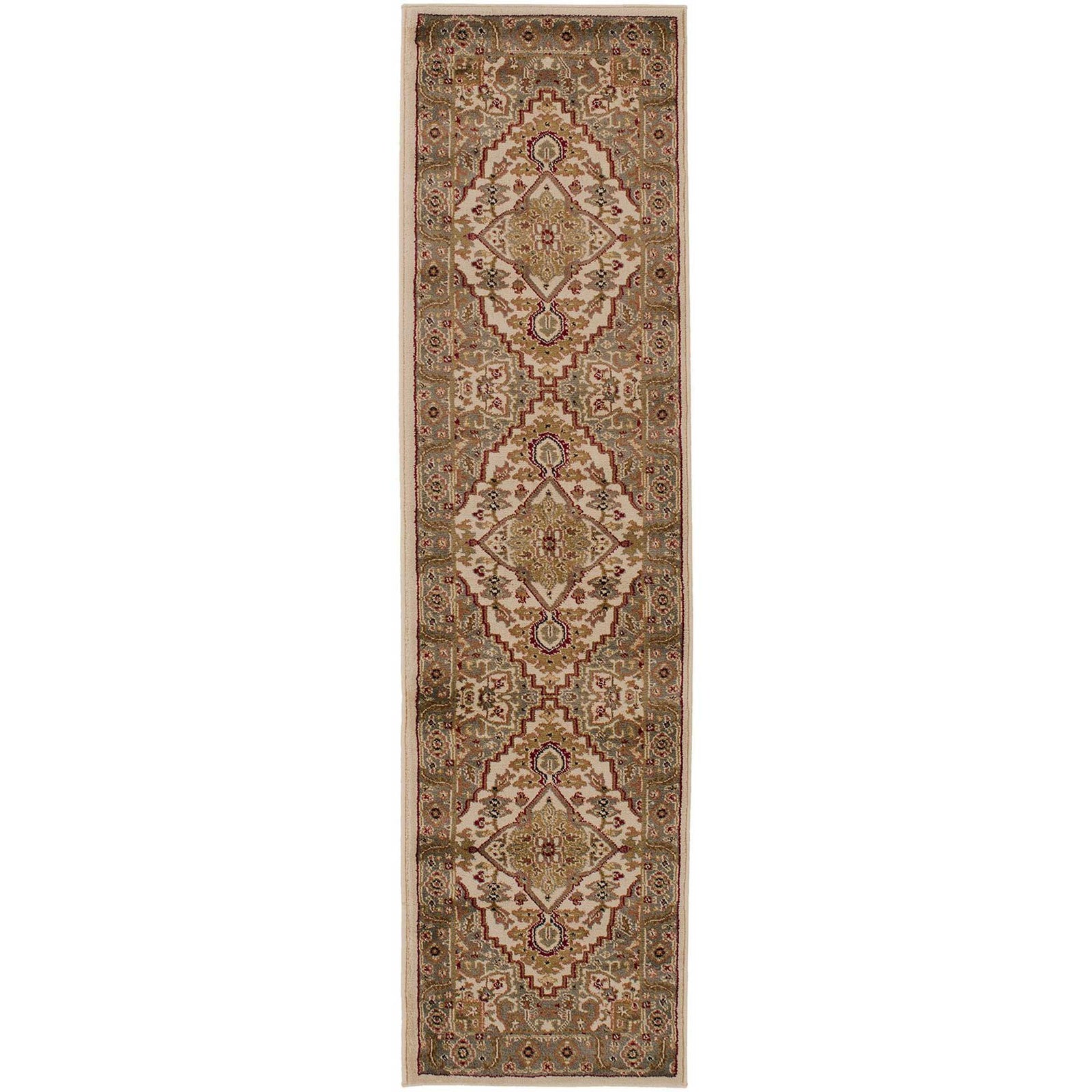 Riley Gray/Olive Runner Rug