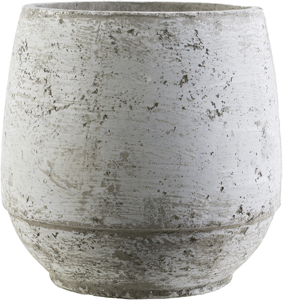 Rome Cement Pot Light Gray