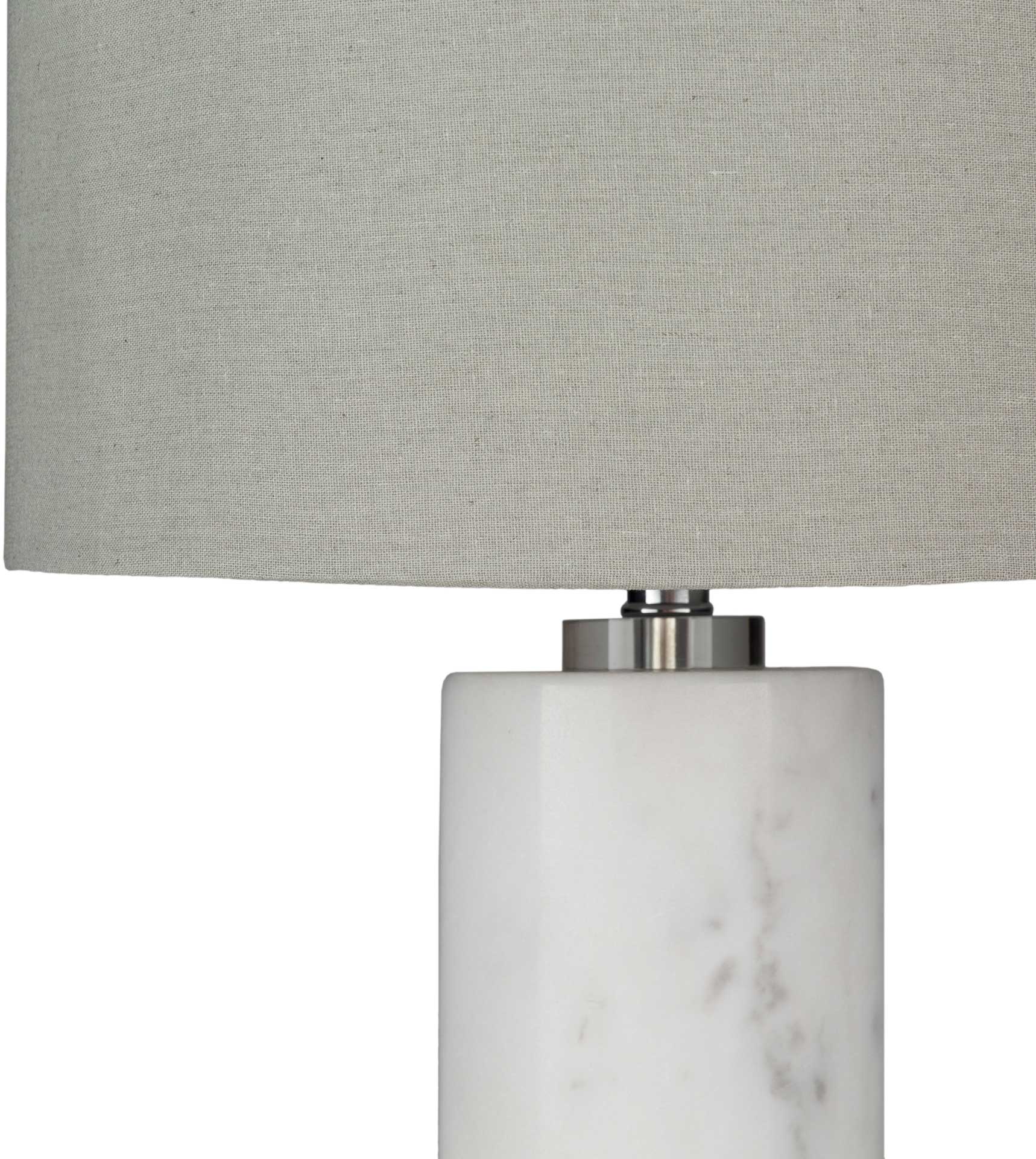 Robert Table Lamp Light Gray/White/Gray