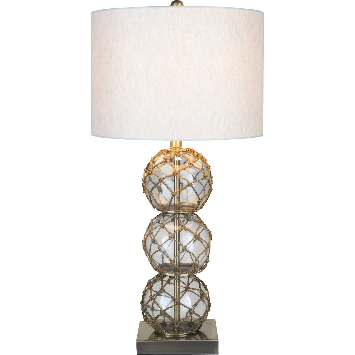 Rachel Table Lamp White/Beige