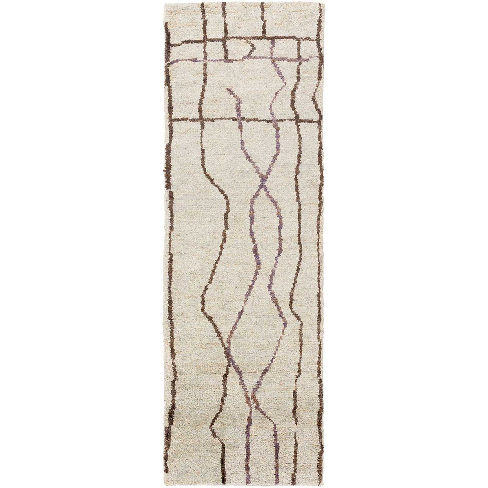 Scarborough Beige/Black Runner Rug