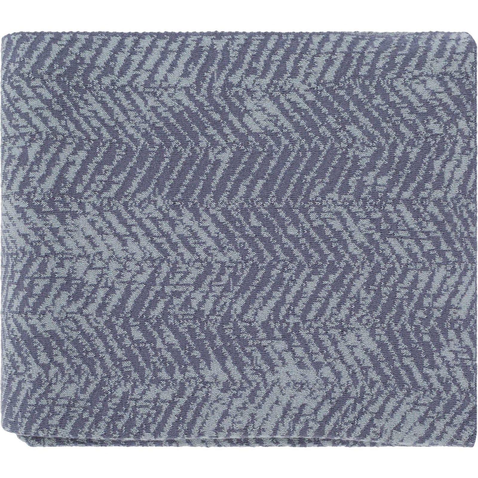 Stella Throw Charcoal/Ice Blue