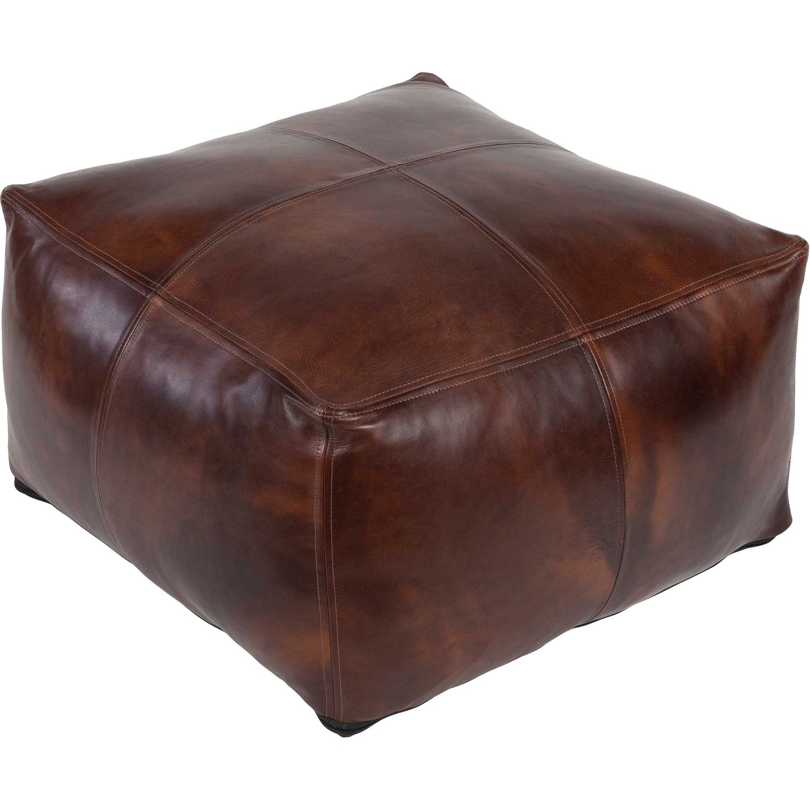 Shane Pouf Dark Brown