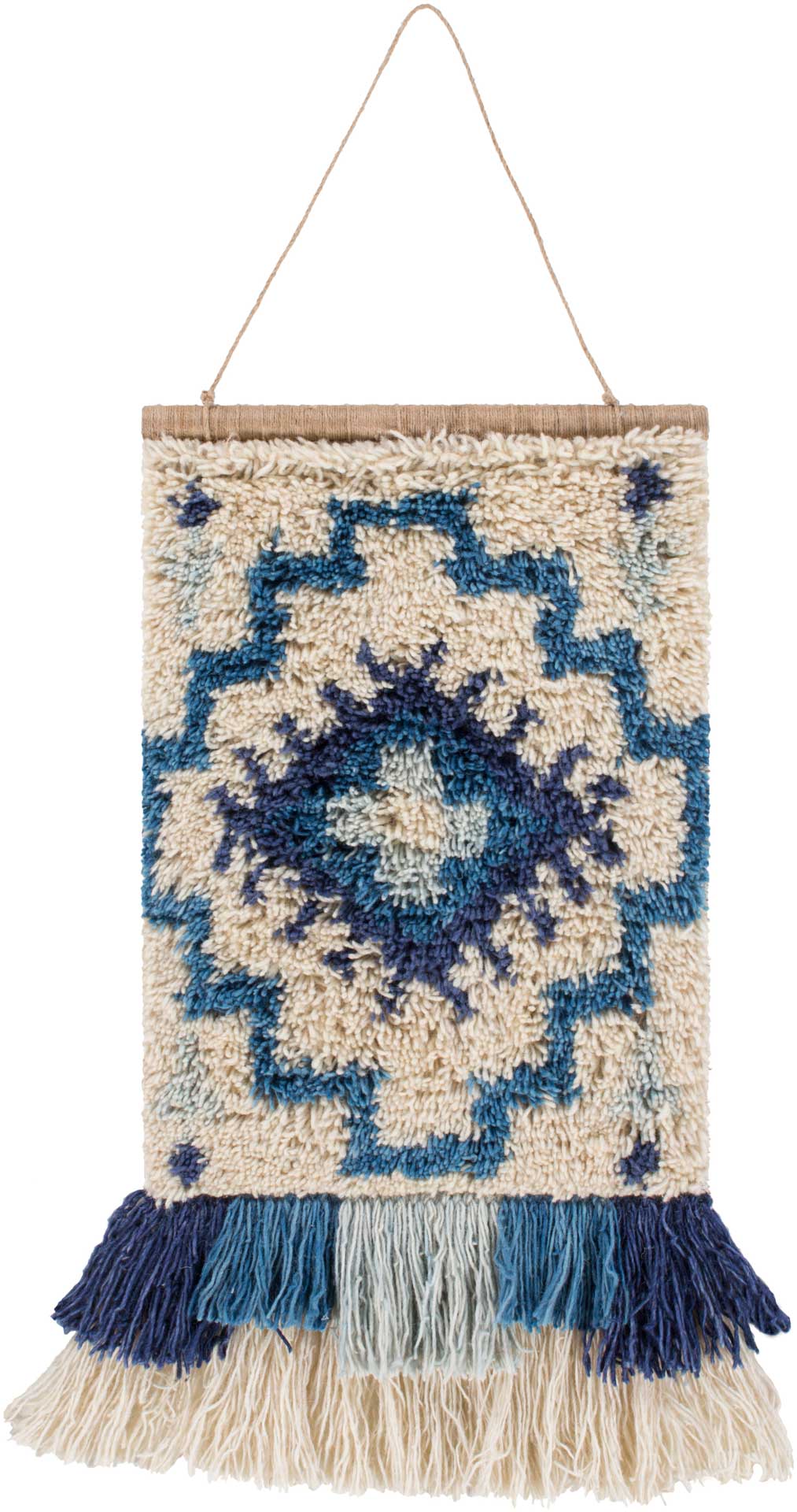 Safura Wall Hanging Denim/Sky Blue/Cream