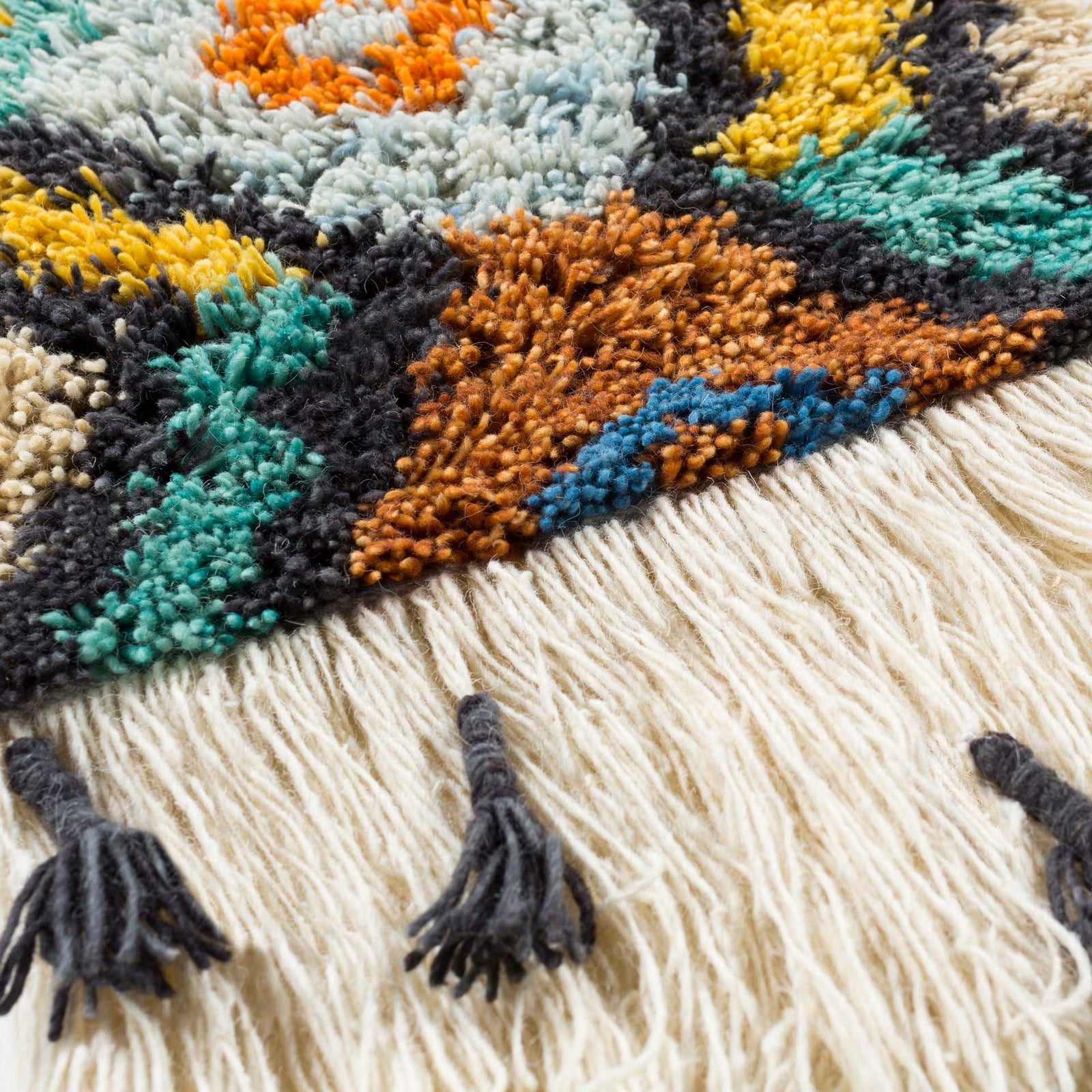 Safura Wall Hanging Saffron/Sea Foam/Bright Orange